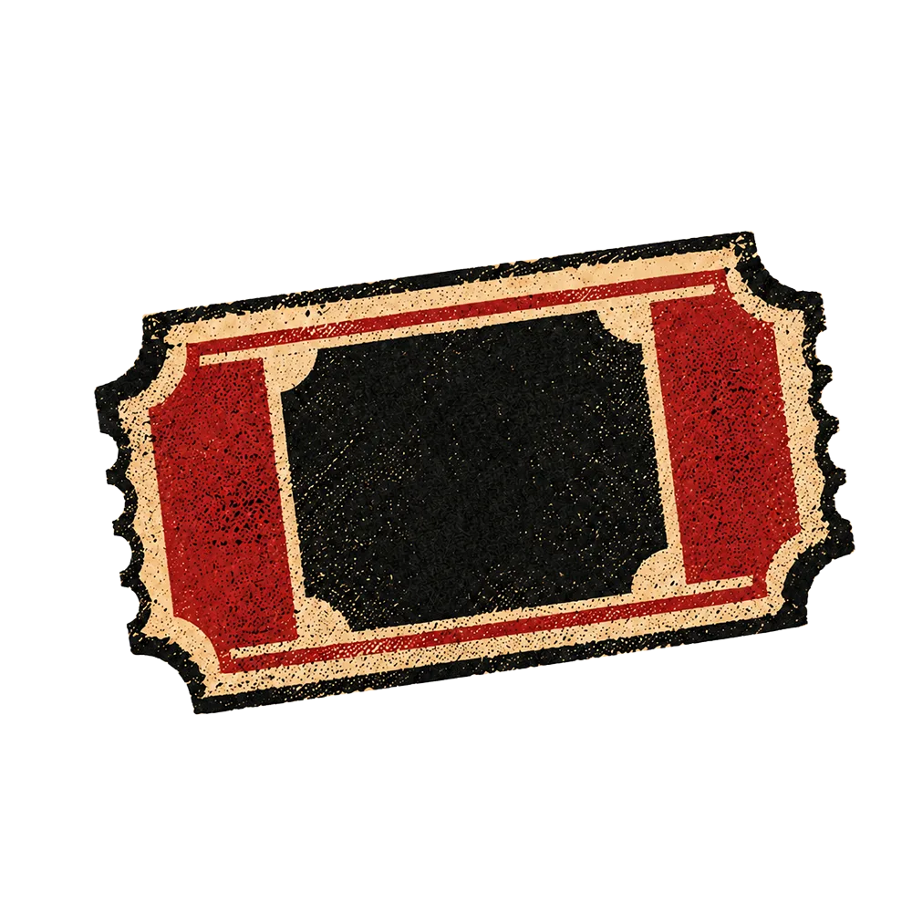 Illustration eines Tickets
