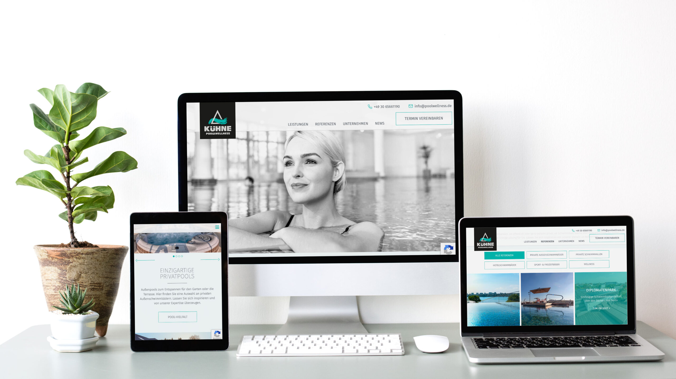 KÜHNE Pool & Wellness AG – Website-Relaunch
